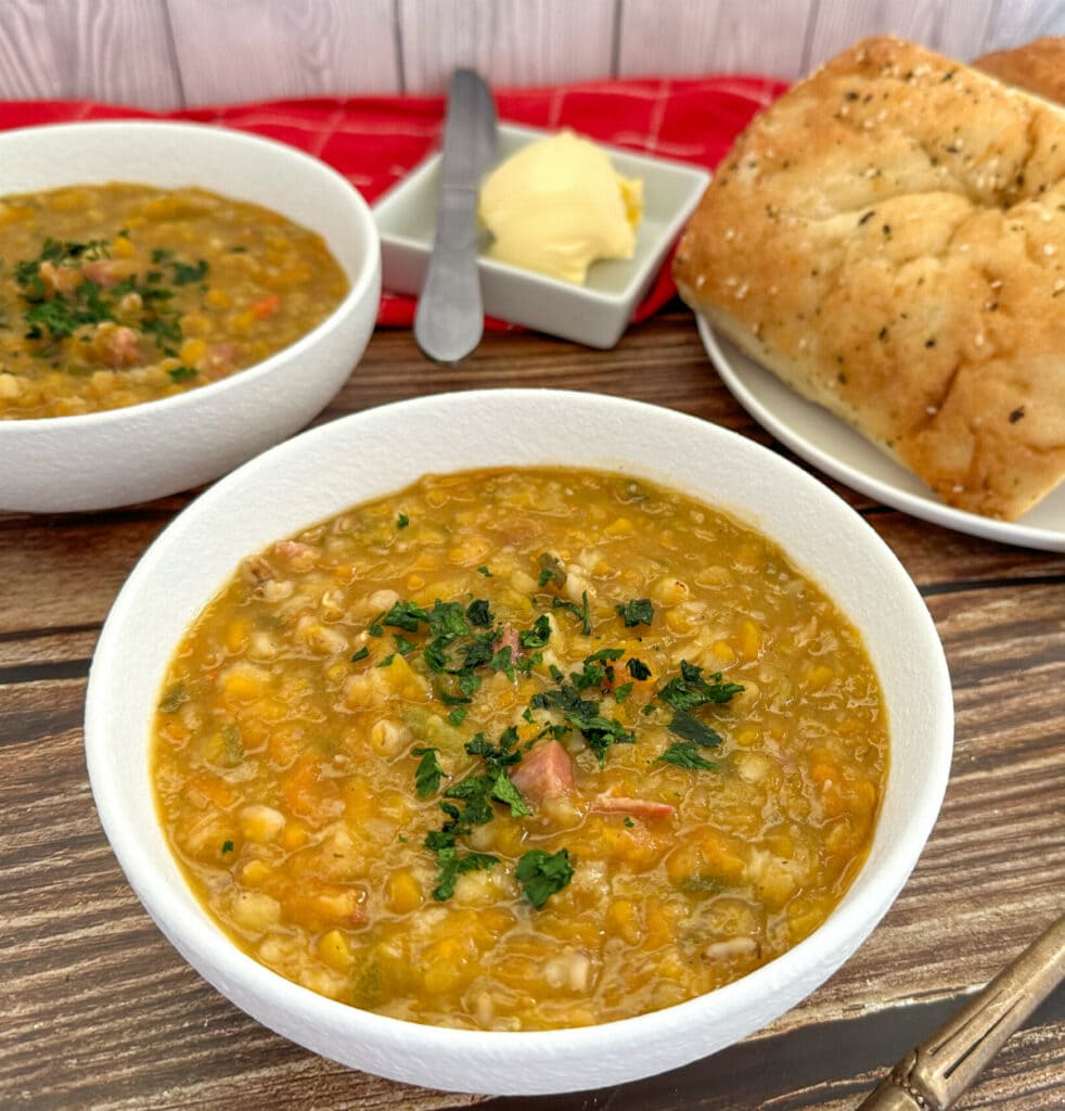 Winter Vegetable And Bacon Hock Soup Just A Mum S Kitchen