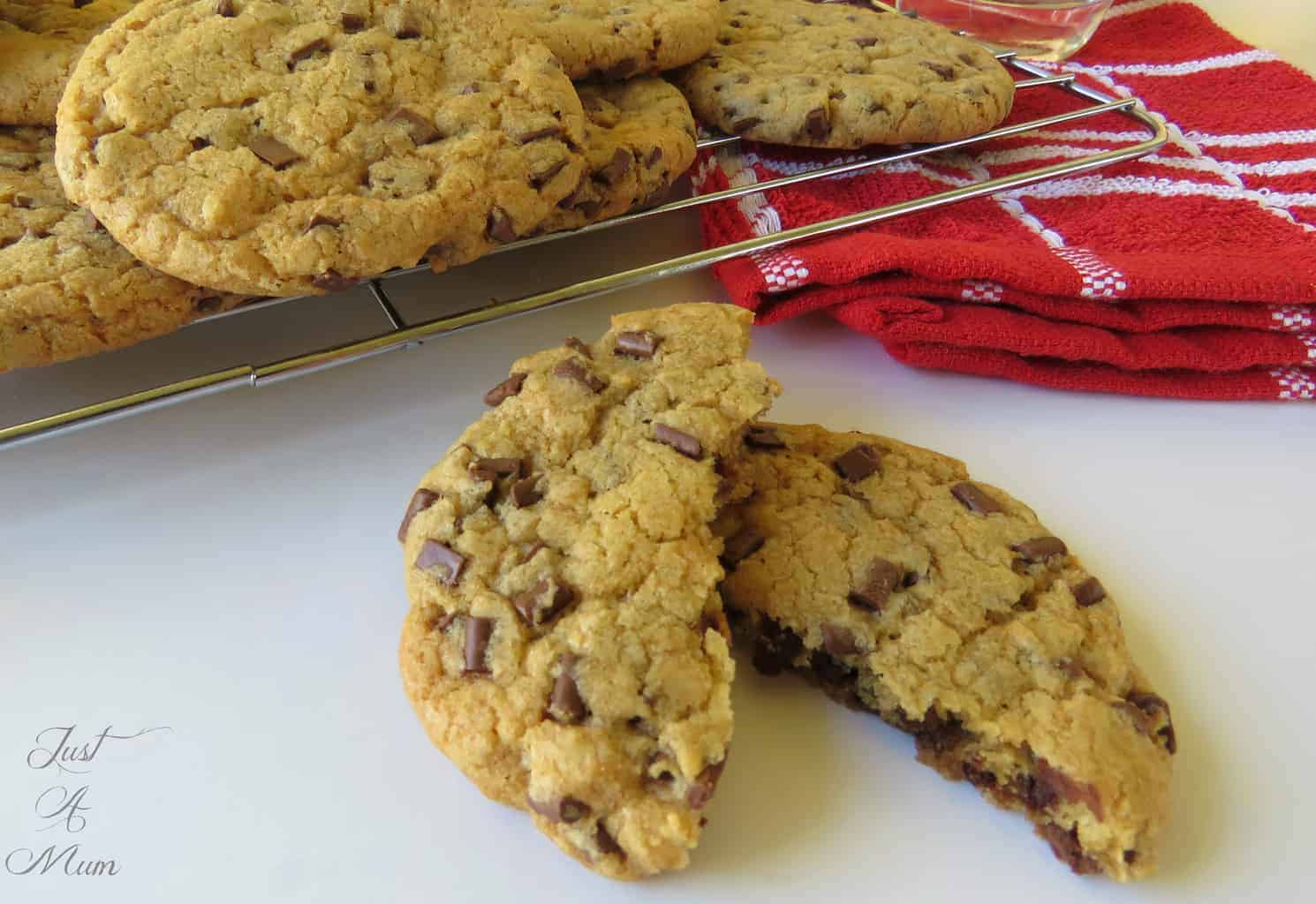 Just a Mum's Best Ever Chewy Chocolate Chip Cookies