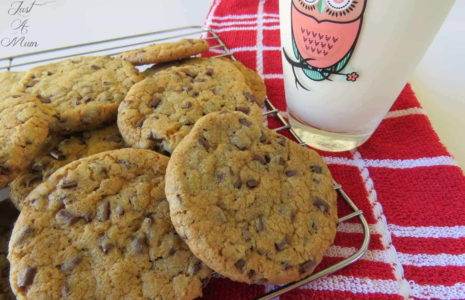 Just A Mum's Best Ever Chewy Chocolate Chip Cookie