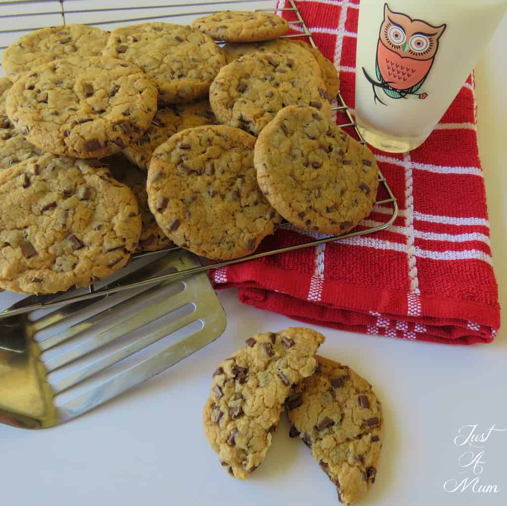 Just A Mum's Best Ever Chewy Chocolate Chip Cookie