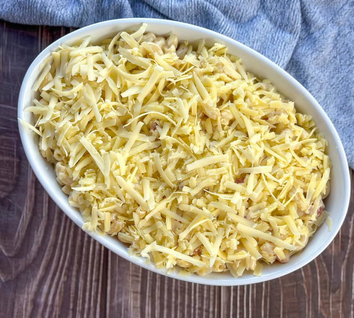 Macaroni Cheese Ready to be baked