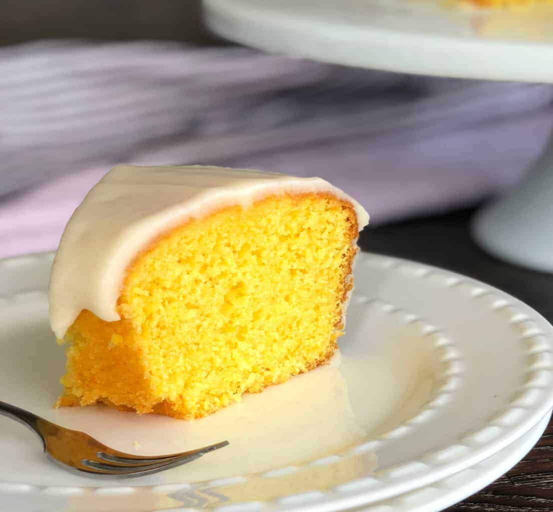 Slice of Whole Orange Cake 