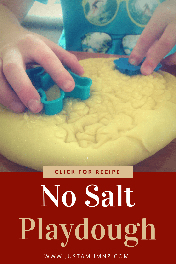No Salt Playdough - Just a Mum