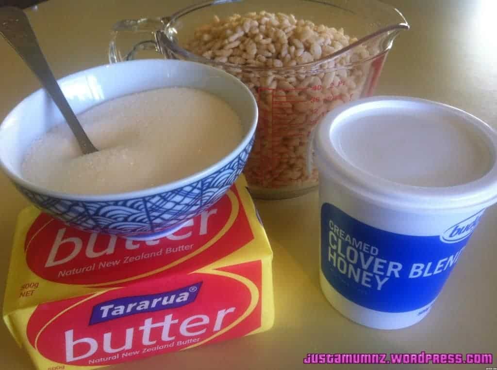 Honey Rice Bubble Crunch Ingredients