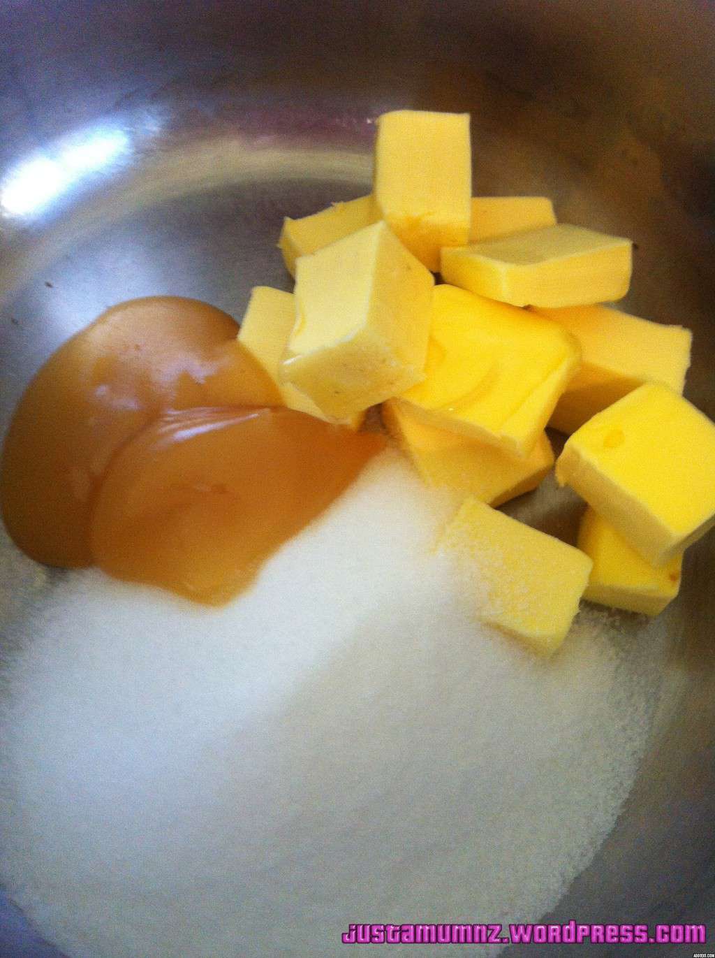 Honey Rice Bubble Crunch ingredients in a mixer