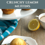 Bakery Style Crunchy Lemon Muffins Recipe Pinterest Pin