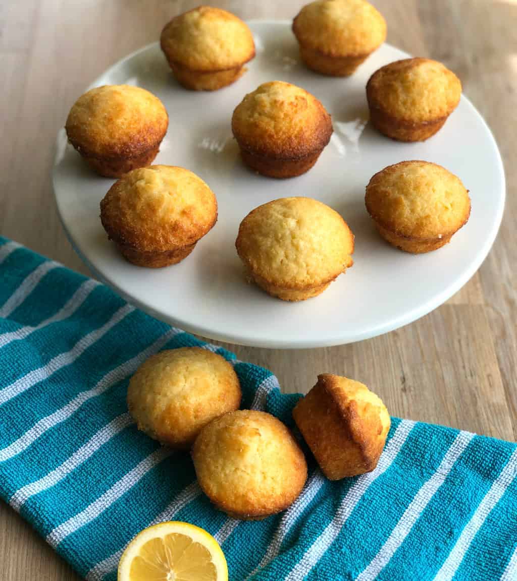 Platter of Lemon Muffins