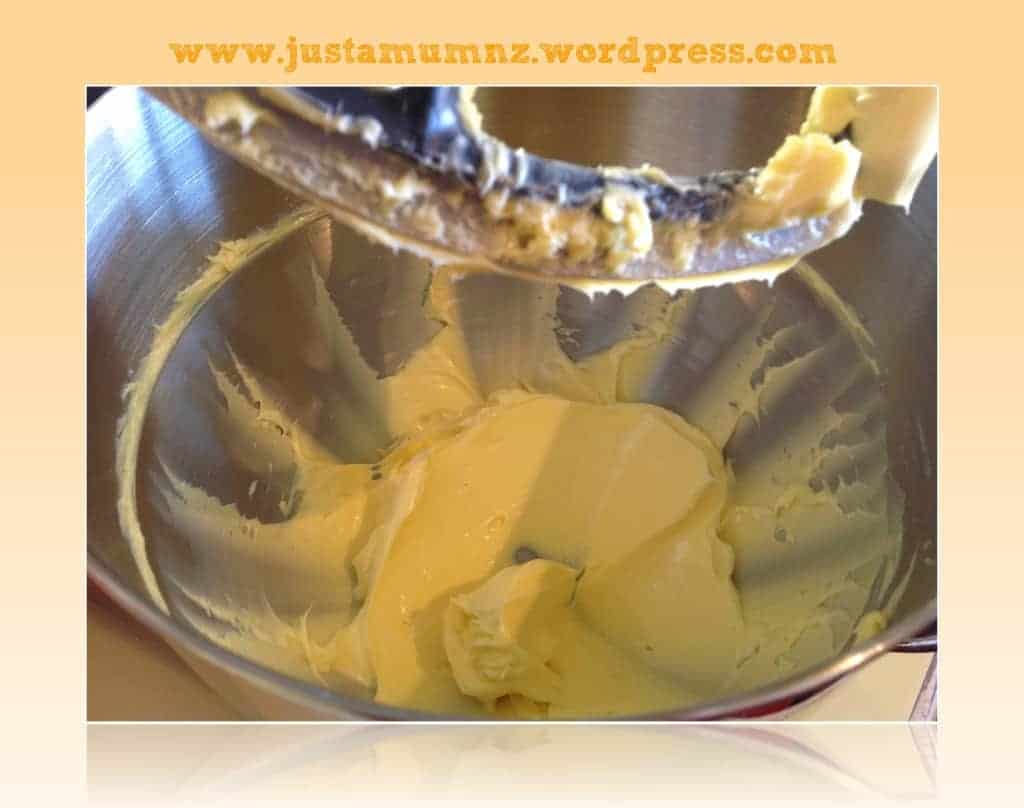 Buttercream Icing being mixed