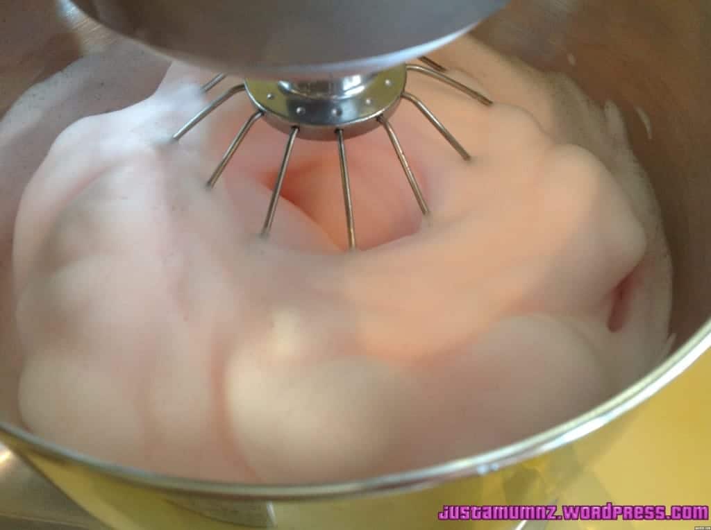 Rainbow Foam being mixed