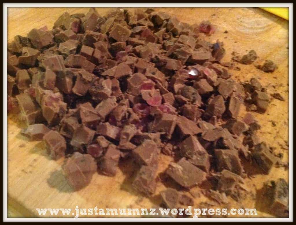 Chopped up Chocolate