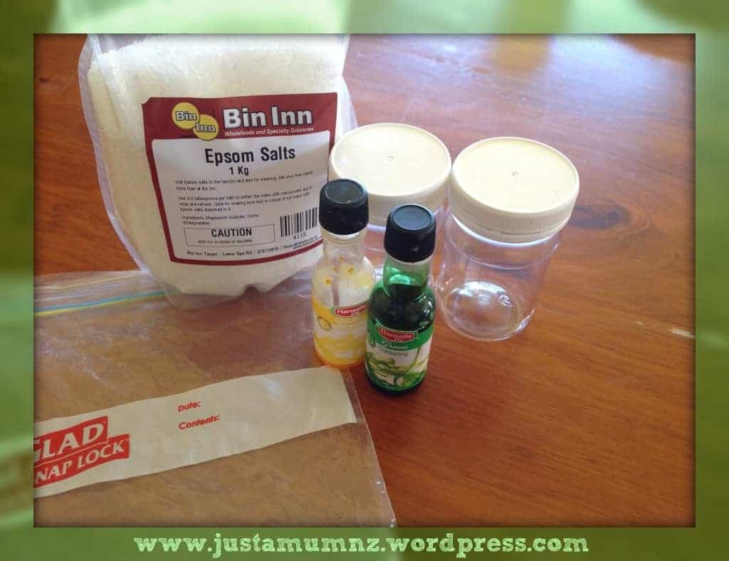 Homemade Glitter Ingredients