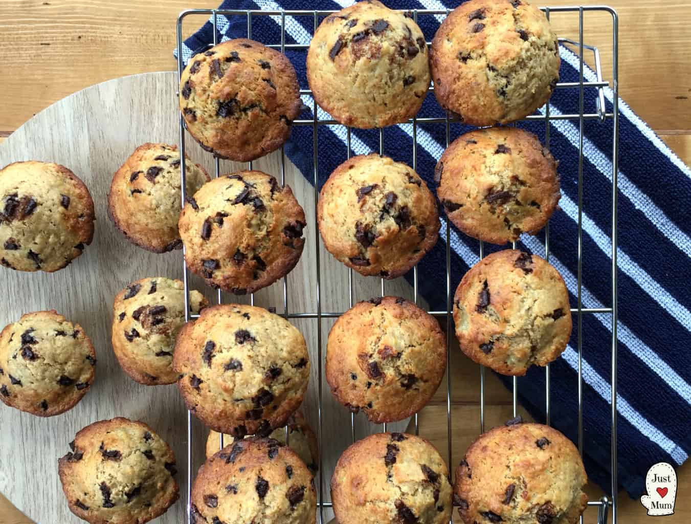 Banana Choc Chip Muffins - Just A Mum