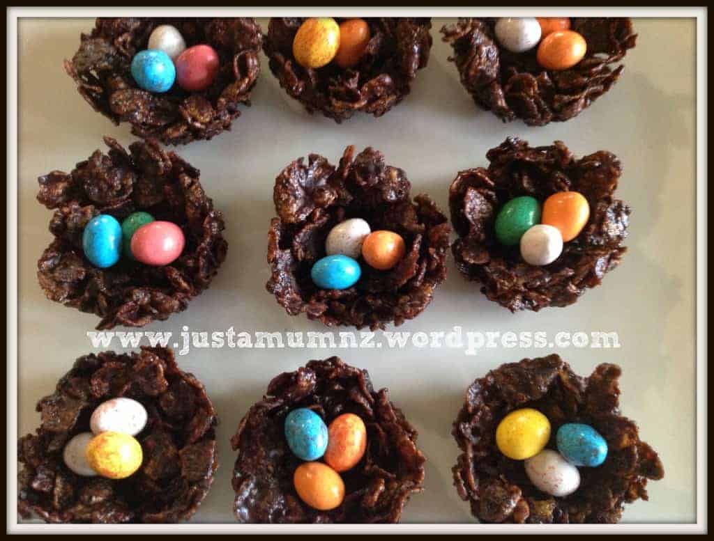 Easter Nests top view