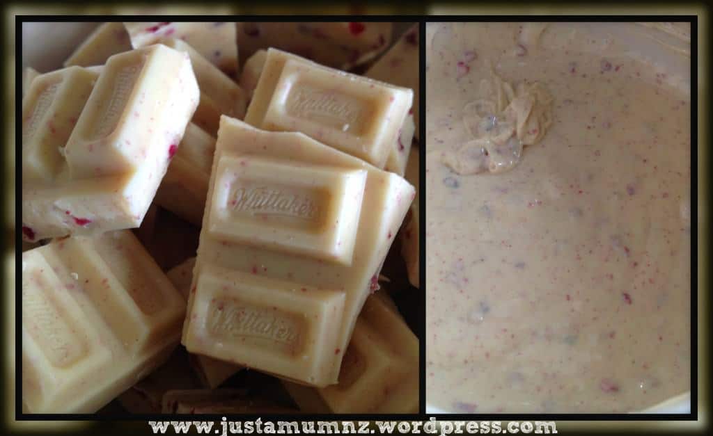 White Chocolate for the cheesecake