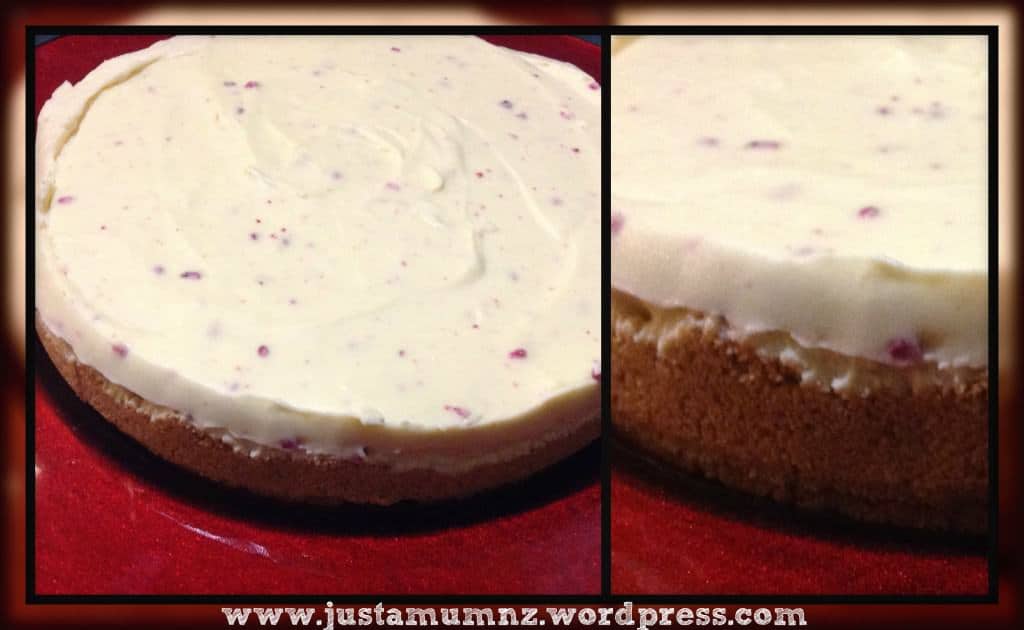 White chocolate cheesecake