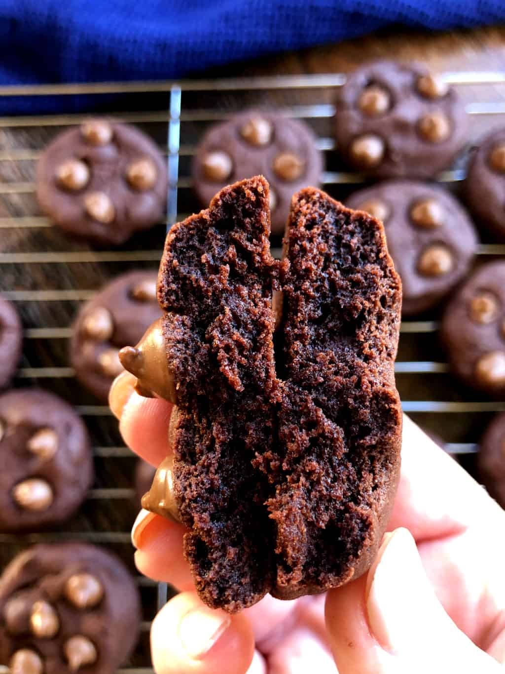 Double Chocolate Cookies centre 