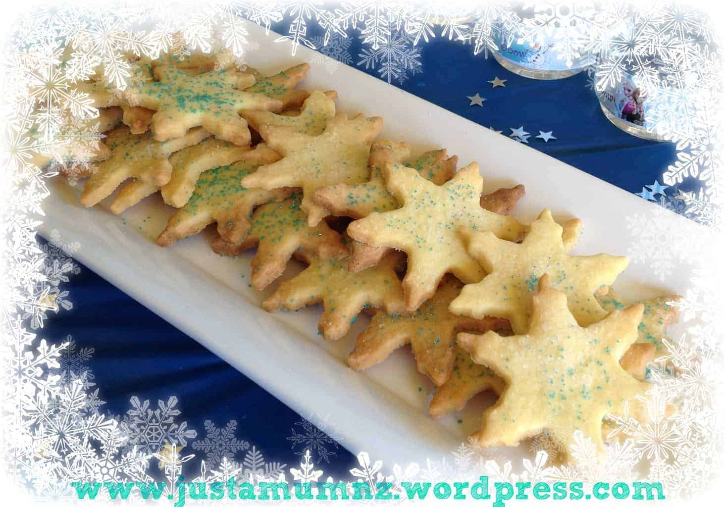 Frozen Themed Shape Cookies 