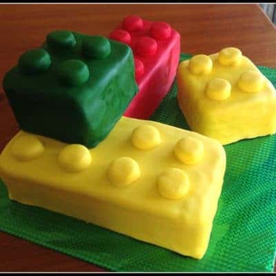 Lego Block Cake