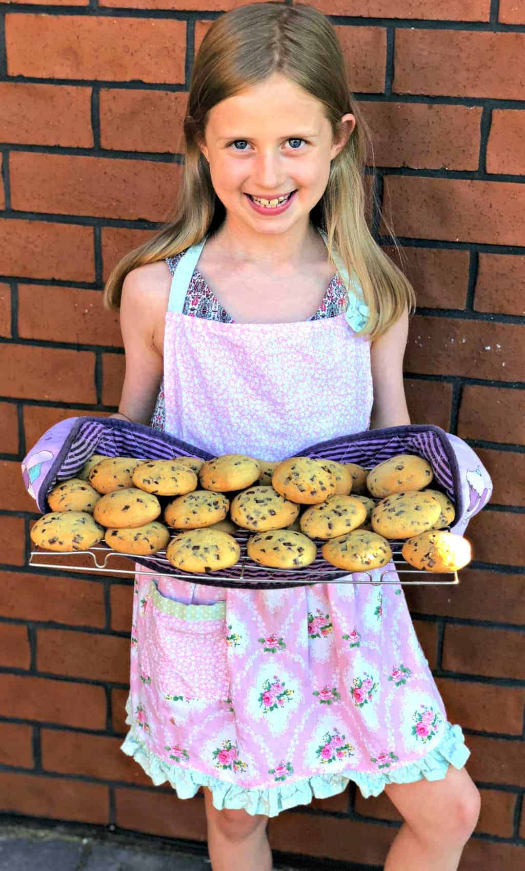 Just A Mum Orange Chocolate Chip Cookie Kids Baking