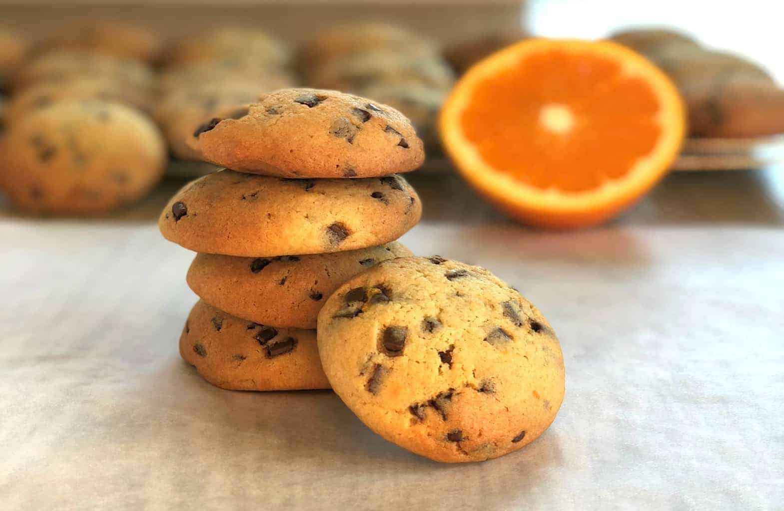 Just A Mum Orange Chocolate Chip Cookies with Zest