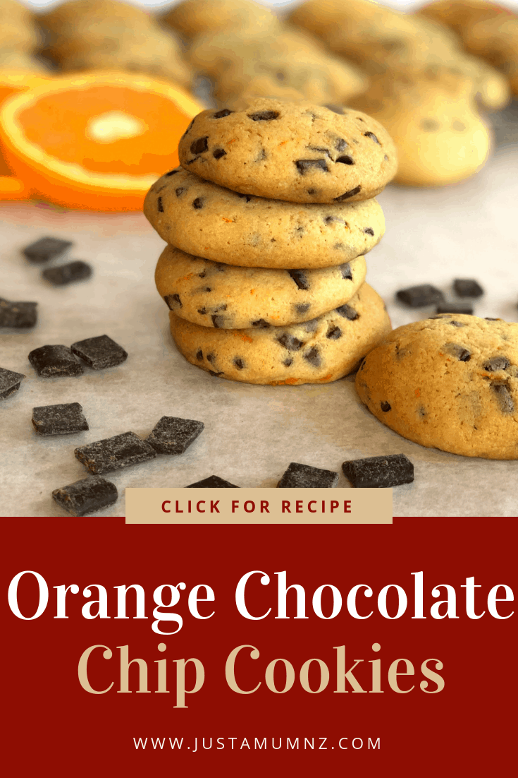 Delicious Orange Chocolate Chip Cookie Recipe, easy and packed with flavour and zest. #best #recipes #baking #kids #biscuits #cookies 