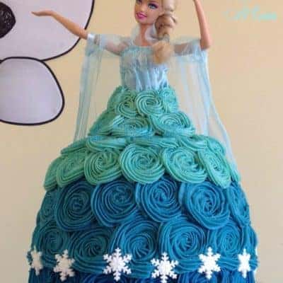 Princess Elsa Frozen Cake