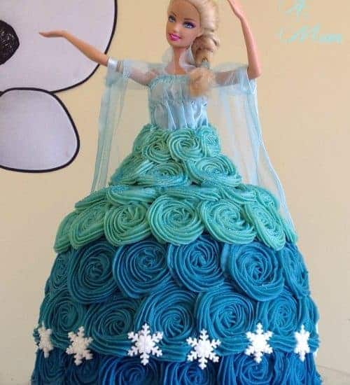 Princess Elsa Frozen Cake