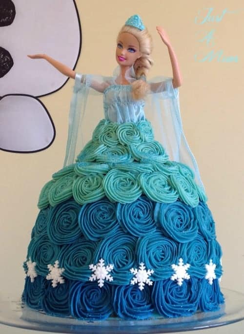 Princess Elsa Frozen Cake