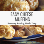 Best Homemade Cheese Muffins – Simple Savoury Bake Pinterest Pin