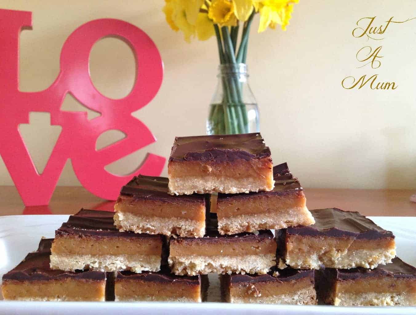 Chocolate Caramel Slice - Just a Mum's Kitchen