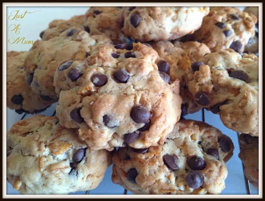 Chocolate Chip Cornflake Cookies Just a Mum's Kitchen