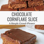 Chocolate Cornflake Slice the Whole Family Will Love Pinterest Pin