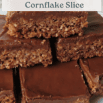 Chocolate Cornflake Slice – Crunchy, Chocolatey and Delicious Pinterest Pin