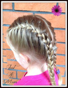 French Braid Tutorial - Just a Mum Hairstyles - Just a Mum's Kitchen