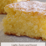 Lemon Coconut Slice – Fresh, Light and Full of Flavour Pinterest Pin