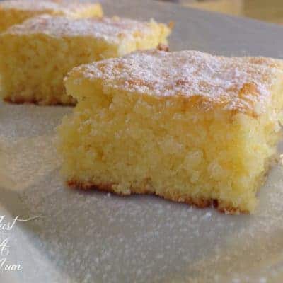 Lemon Coconut Slice - Just a Mum's Kitchen