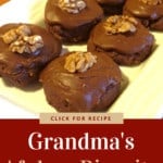 Grandma's Afghan Biscuits Pinterest Pin
