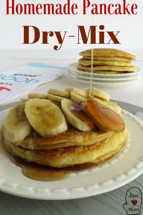Delicious Home Made Pancake Mix, you will never need to buy store bought again. Super simple to use