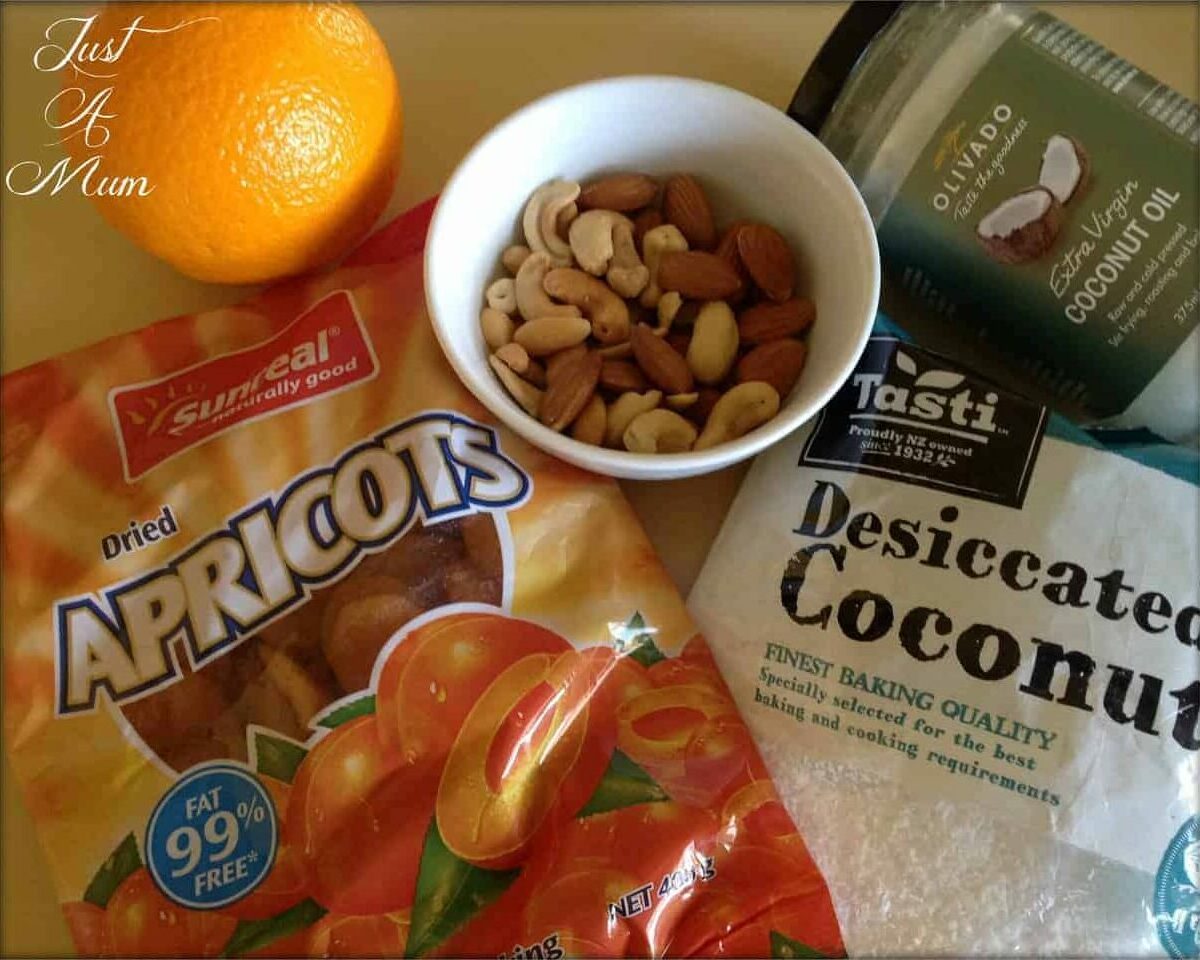 Just A Mum Apricot & Coconut Bliss Balls 