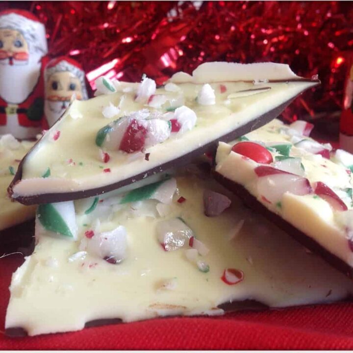 Candy Cane Chocolate Bark
