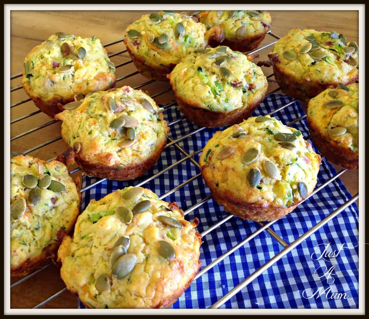 Deluxe Bacon &amp; Vege Muffins - Just a Mum&amp;#39;s Kitchen