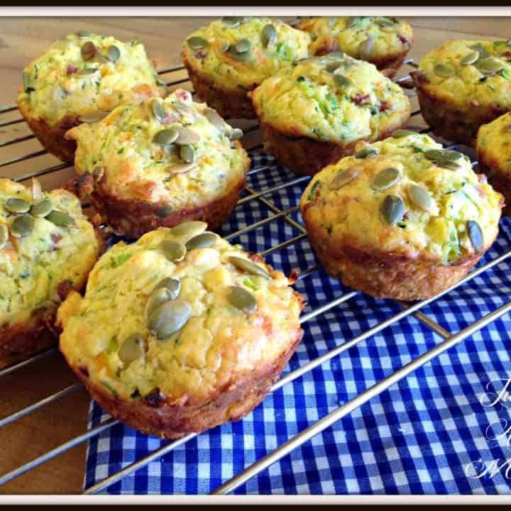 Deluxe Bacon & Vege Muffins