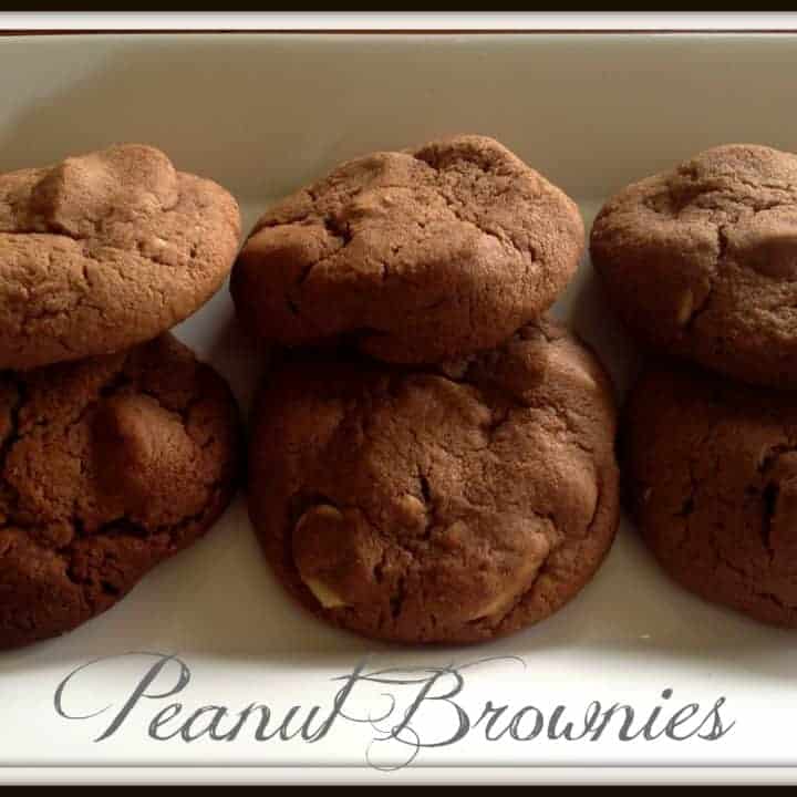 Peanut Brownie Biscuits