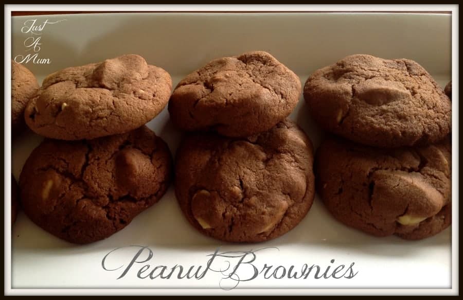 Peanut Brownie Biscuits Just a Mum's Kitchen