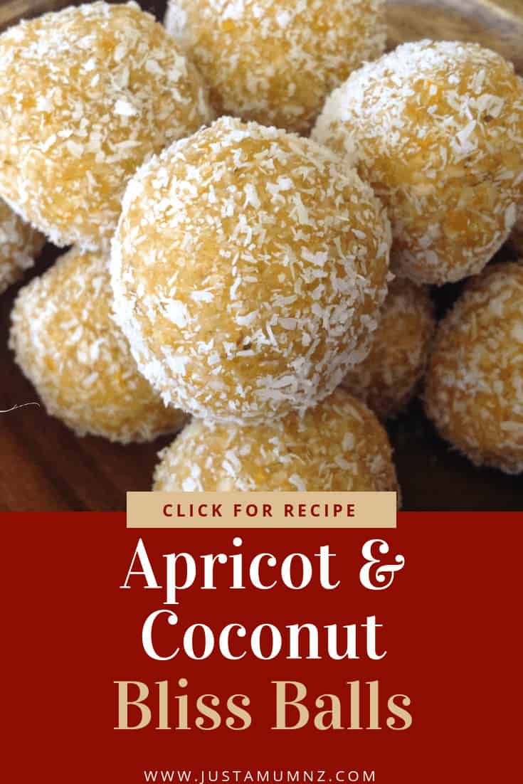 Delicious Apricot & Coconut Bliss Balls. So easy to make, healthy and quick. The best little recipe #recipes #dried #Fruit