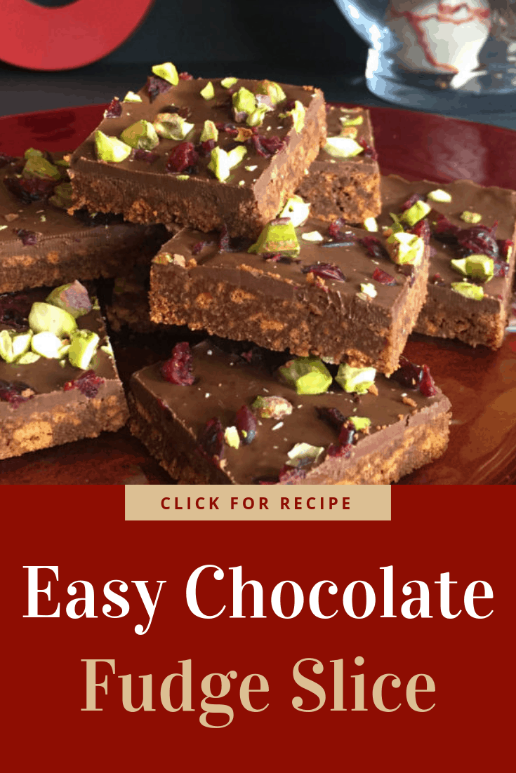 No Bake Chocolate Fudge Slice Just a Mum's Kitchen