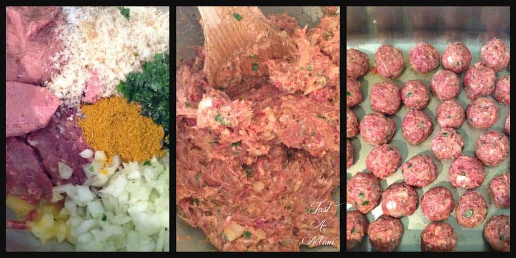 Step by Step for how to make meatballs 