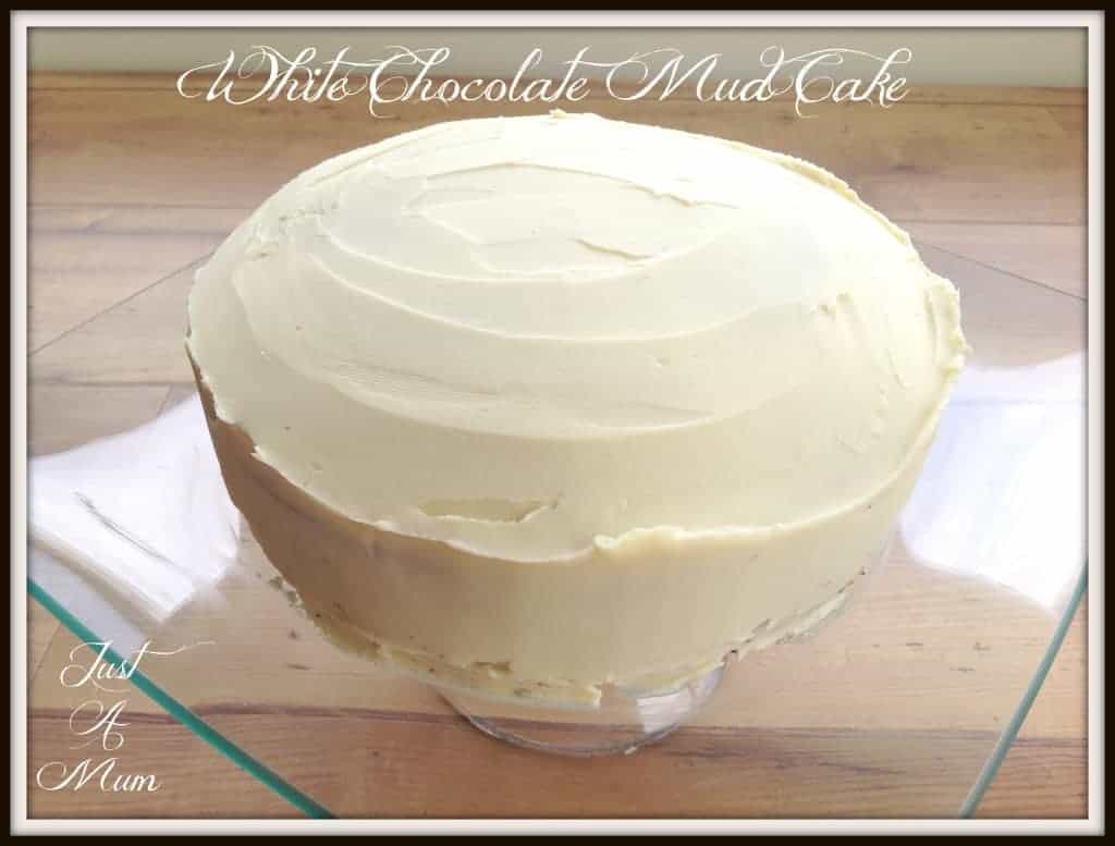 Just A Mums White Chocolate Mud Cake 