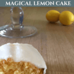 Easy Magical Lemon Cake Recipe Pinterest Pin
