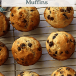 Best Banana Chocolate Chip Muffins with Ripe Bananas Pinterest Pin